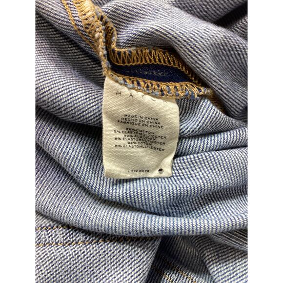 Hatch Maternity the Crop Denim Blue Straight Leg Jeans - Picture 5 of 7